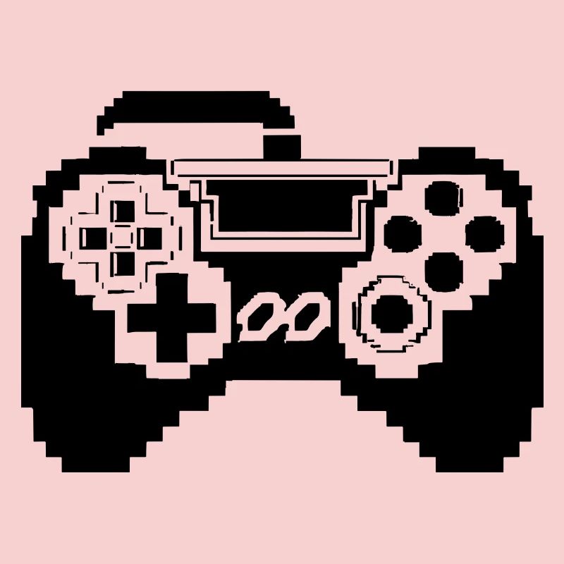 Graphismes pixel de la manette de jeu