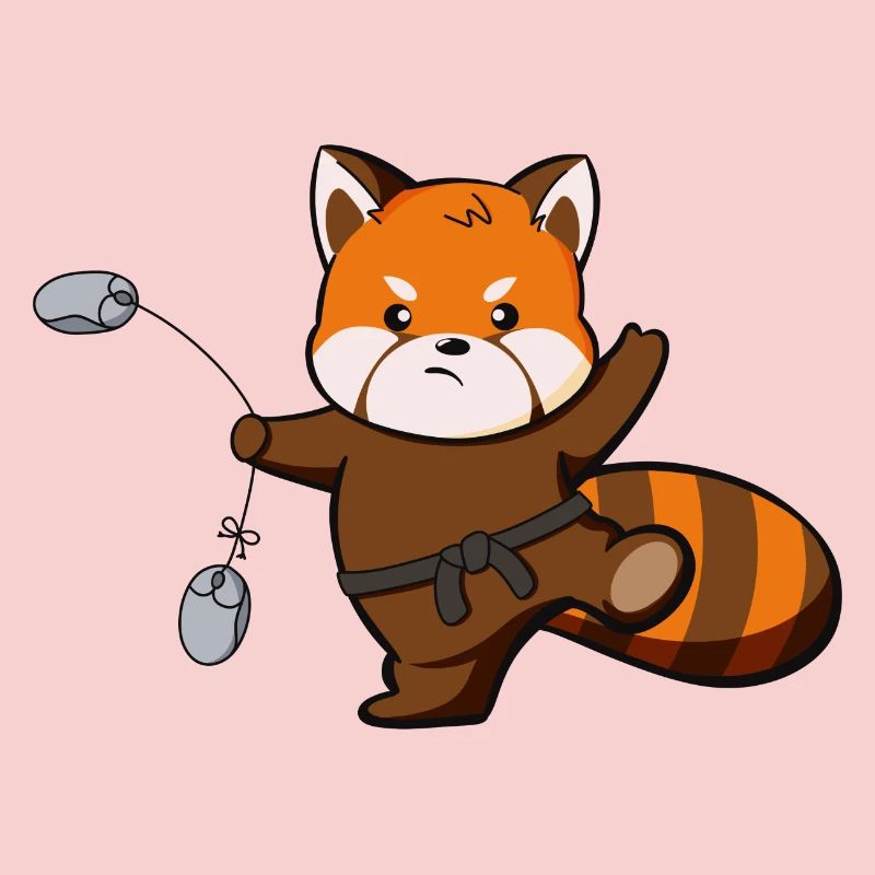 Cute Panda Does Kung Fu