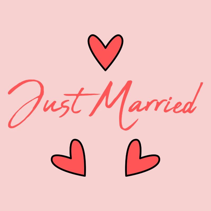 JUST MARRIED. EVJF. SAINT VALENTIN. COUPLE