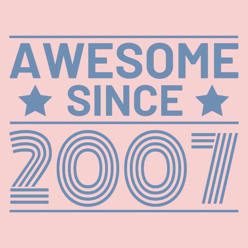 Geburtstag Retro Awesome seit 2007