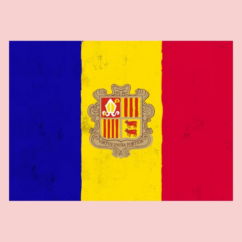 Drapeau de l’Andorre – symbole d’indépendance et de tradition