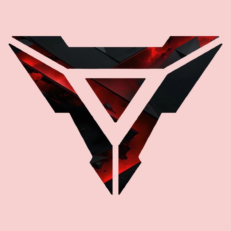 Futuristic Geometric Burst Design