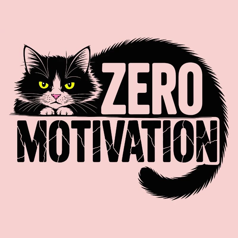 Zero Motivation Cat
