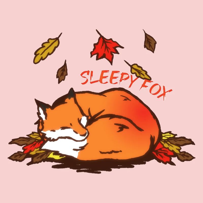 Sleeping Fox Autumn Dream Sleepy Fox