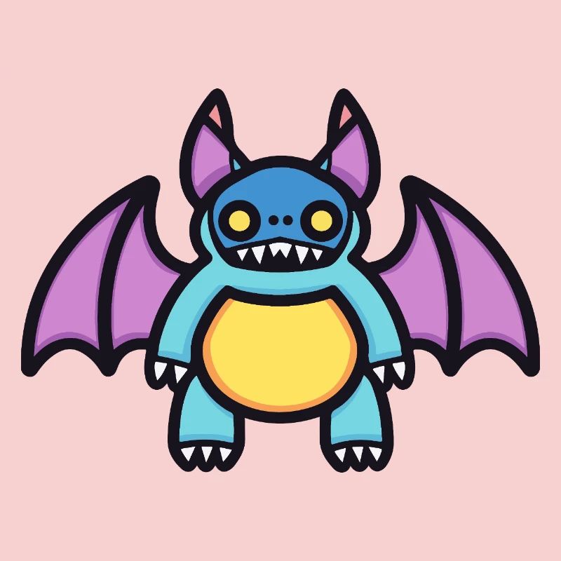 Bat Halloween Comic Funny