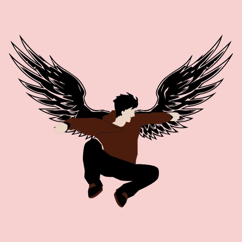 Silhouette ailée