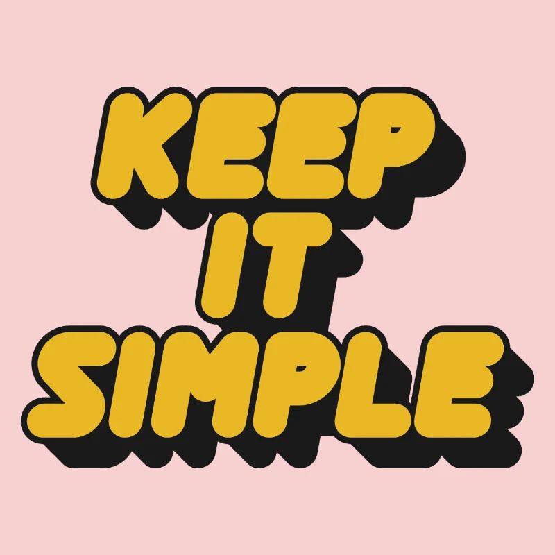 Keep It Simple Retro Bold