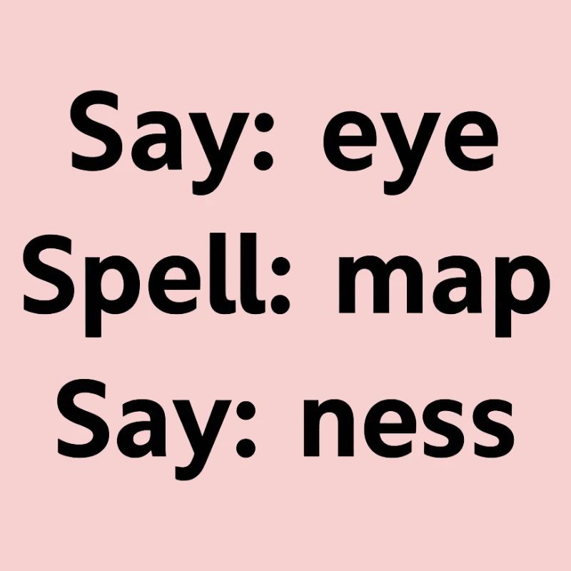 Funny word trick