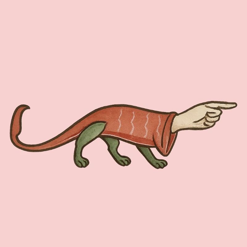 Medieval Paw Pointer Finger - MARGINALIA