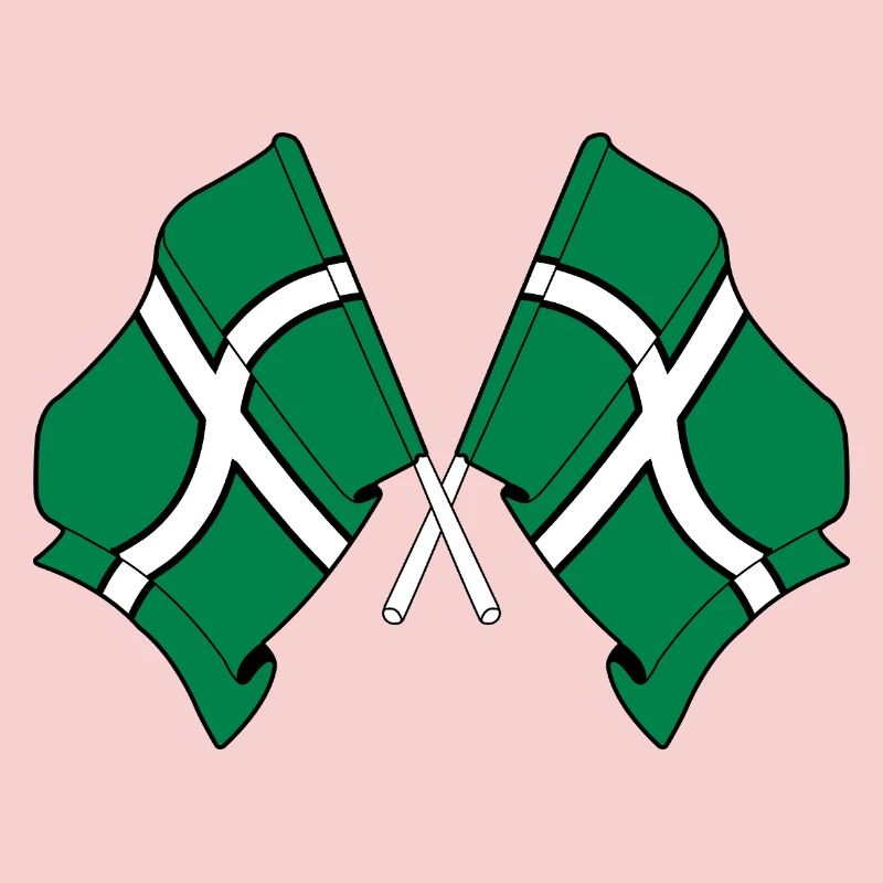 Drapeaux croisés du Devon