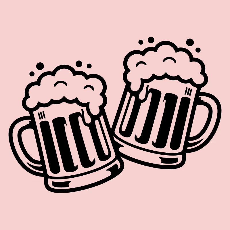 Bierkrug Prost Comic Bier