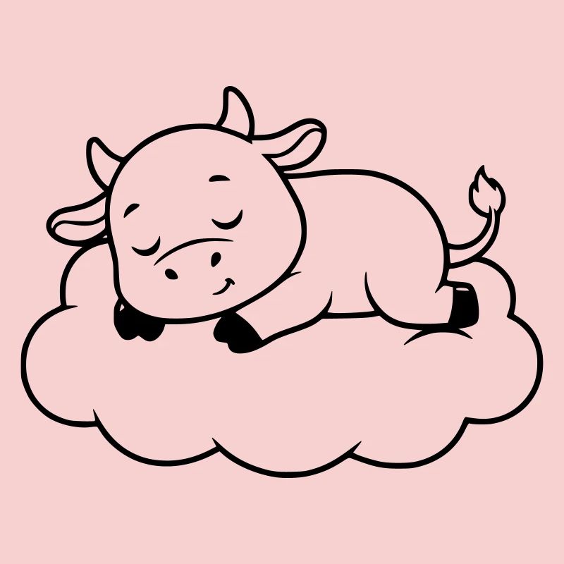 Nuage de Vache endormi Bébé de rêve