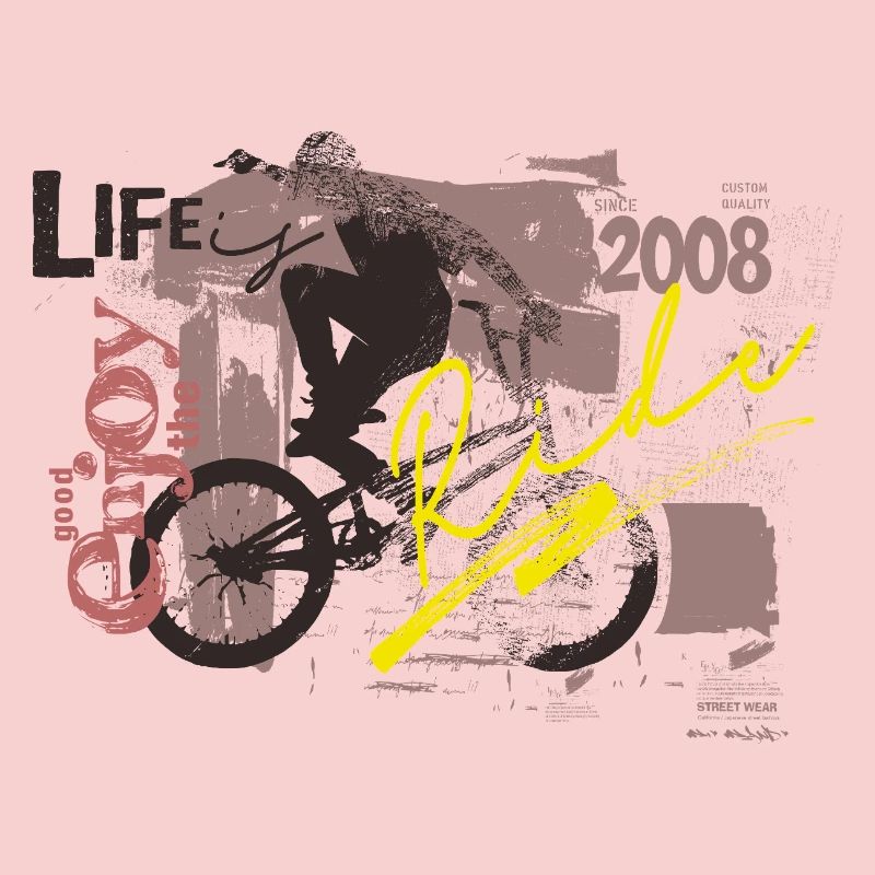 Cycliste cycliste Graffiti 2008