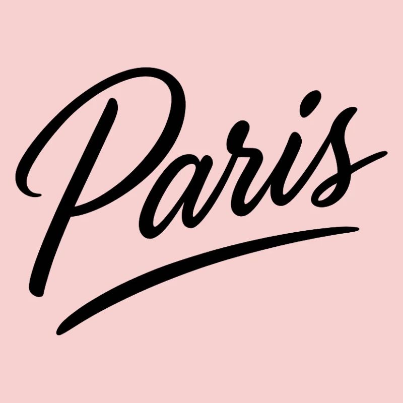 Lettrage en écriture de Paris