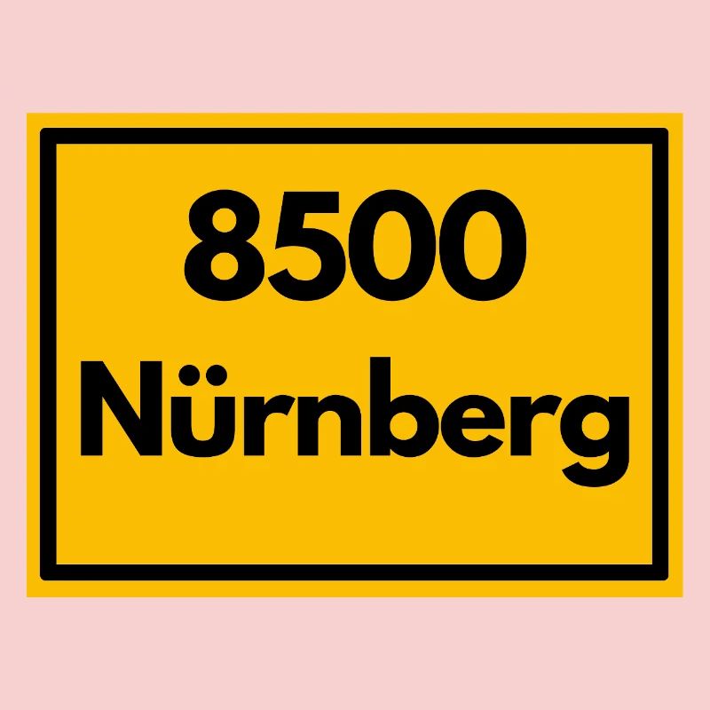 ANCIEN CODE POSTAL RÉTRO 8500 NÜRNBERG FRANKEN