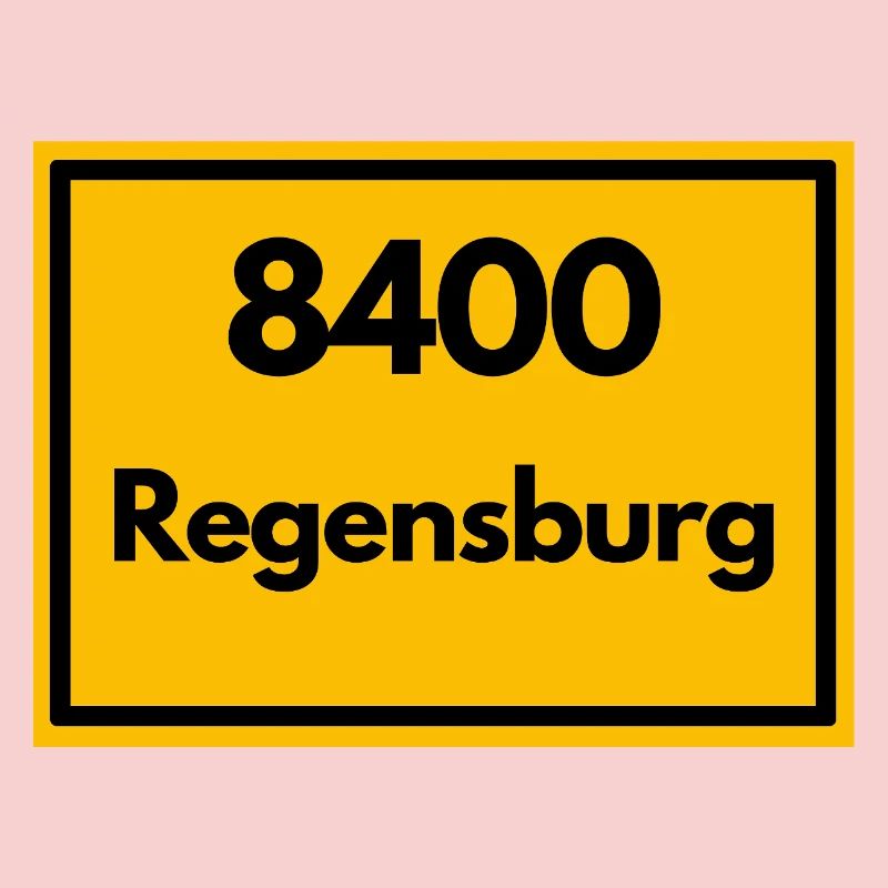 ANCIEN CODE POSTAL RÉTRO 8400 REGENSBURG