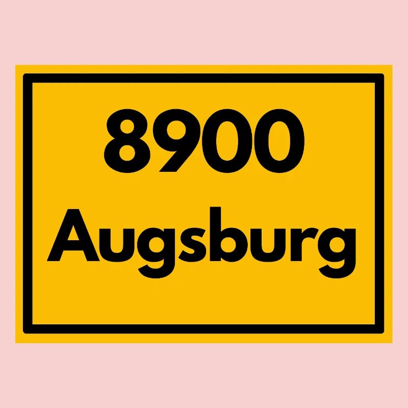ANCIEN CODE POSTAL RETRO 8900 AUGSBOURG