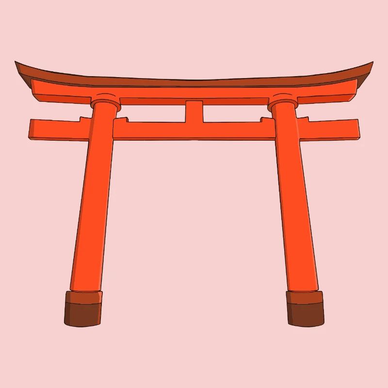 Lebendiges Torii-Tor