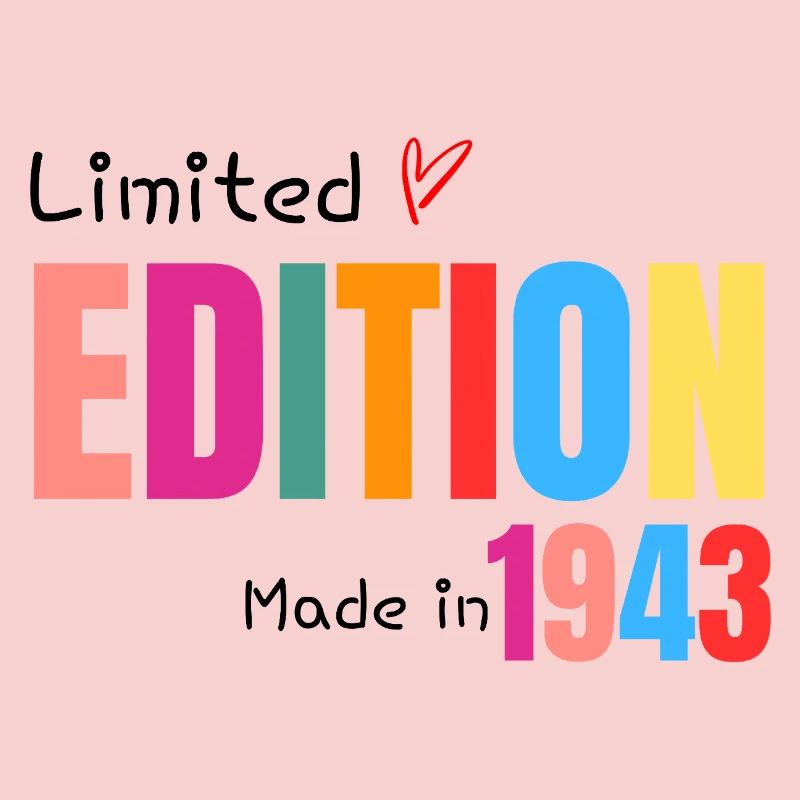 Limited edition Made in 1943