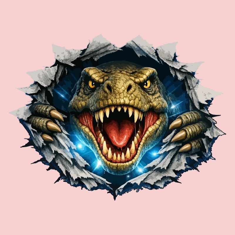Percée du T-Rex à partir du crack