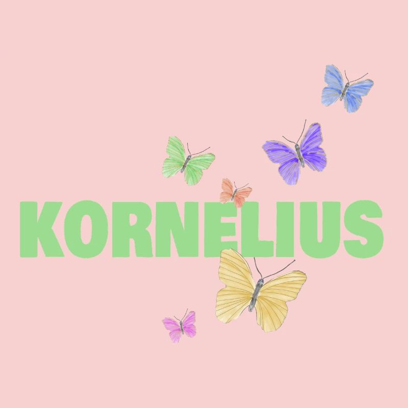Cornelius with butterflies