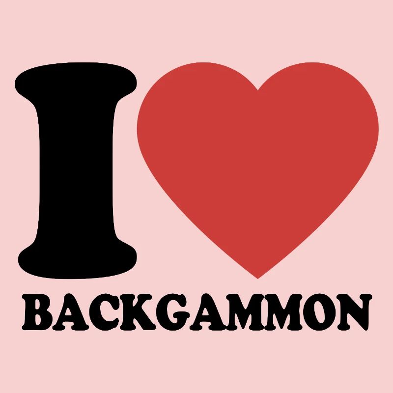 I love Backgammon | Board Game | Gift