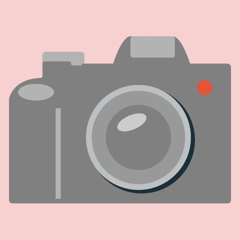 Icône de caméra Gris graphique