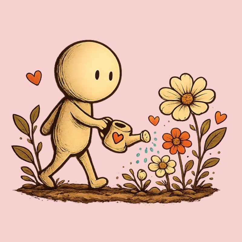 Der kleine Gedanke | Blumenliebe
