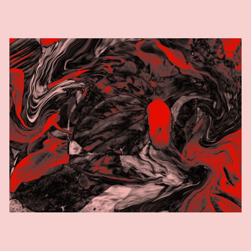 Red Marble Swirl Pattern