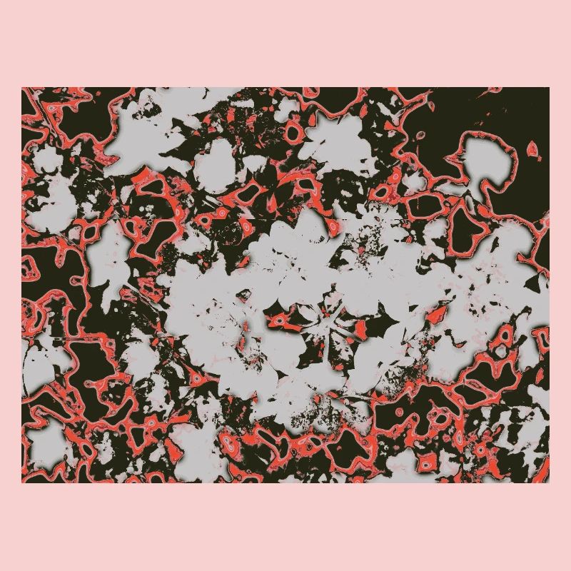 Red Nebula Abstract Pattern