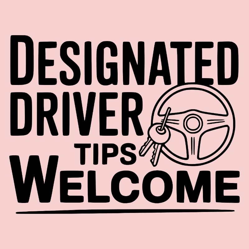 Designated Driver Tips Welcome