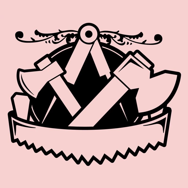 Emblème de charpentiers - Style