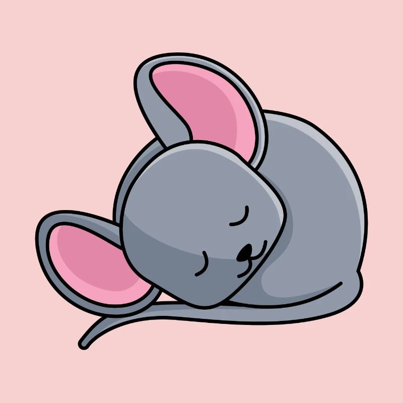 Sleeping mouse - design
