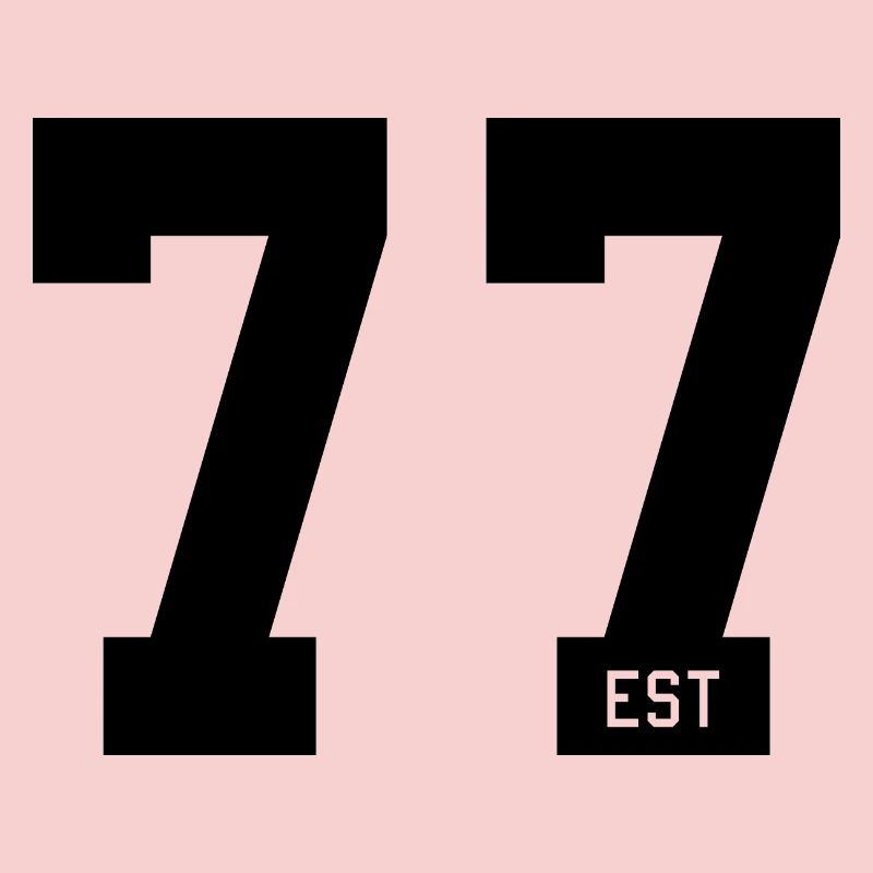 77 EST – Bold Typo & Foundation Style