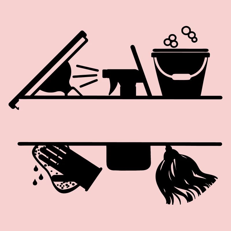 Cleaning tool logo transparent