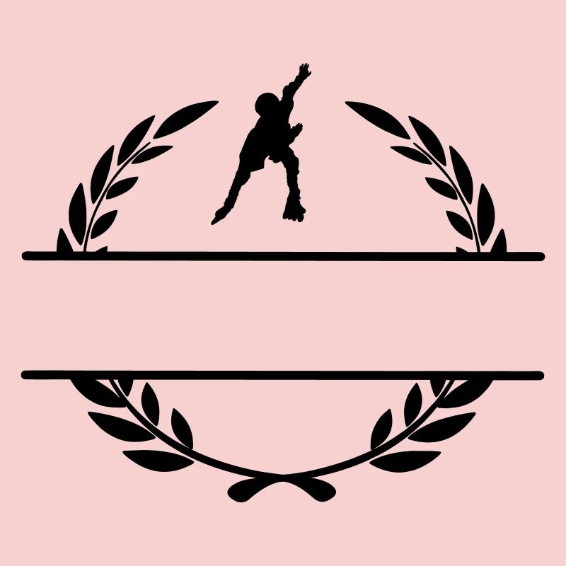 Rochen mit Lorbeerkranz-Monogramm