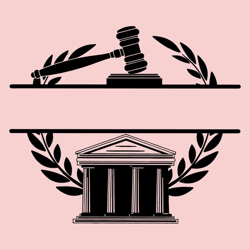 Anwaltsmonogramm Gerichtsgebäude