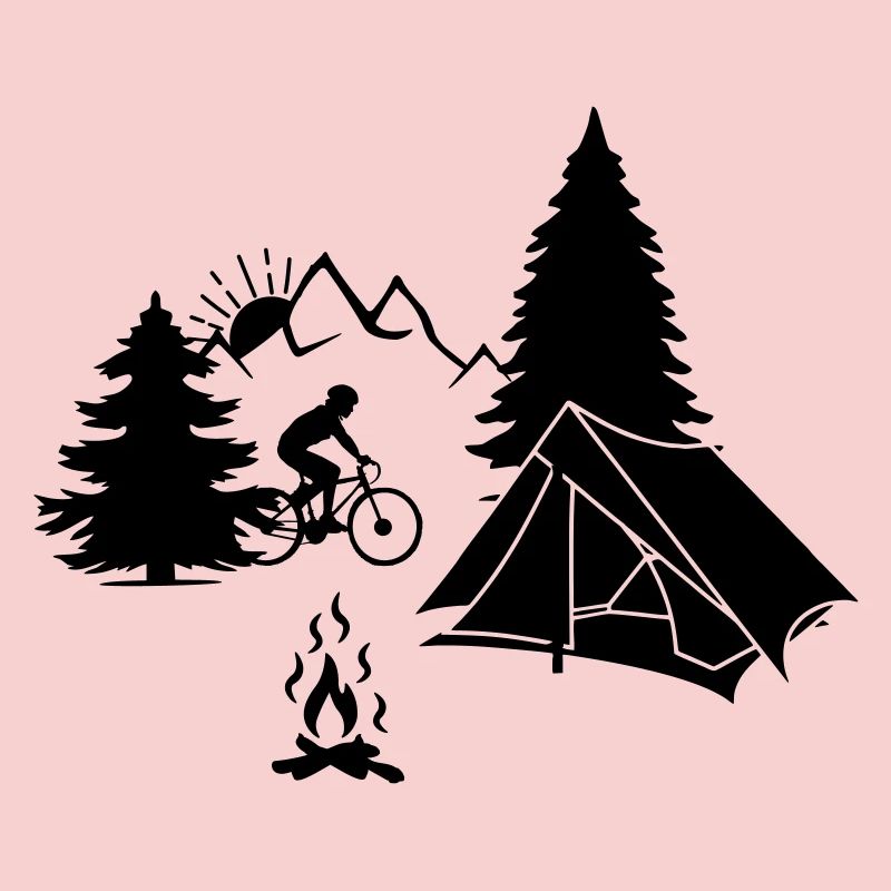 Camping de vacances à vélo