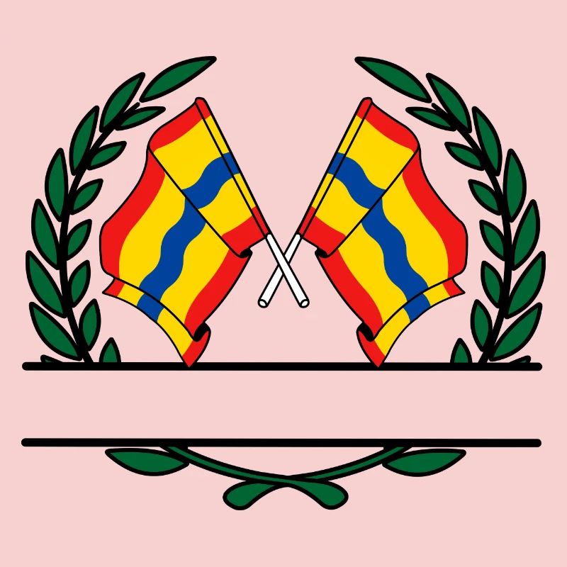 Drapeaux province d'Overijssel bannière couronne de laurier