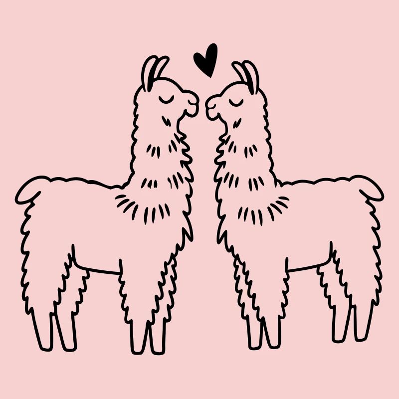 Lamas amoureux