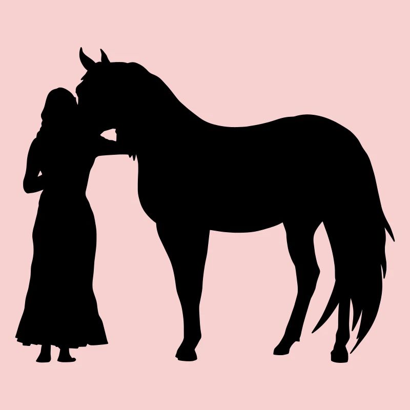 Femme avec cheval