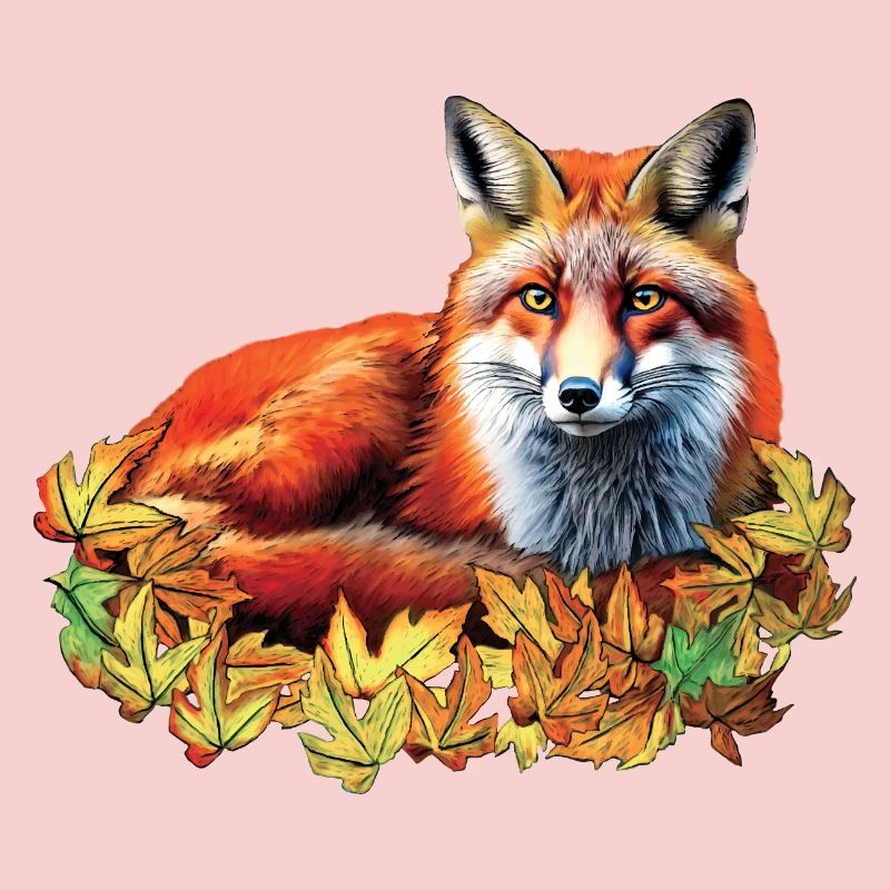 Red fox in autumn