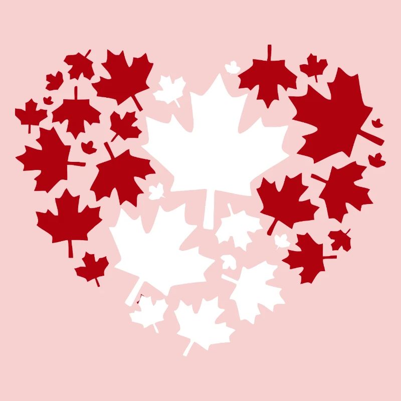 Maple Leaf Heart Pattern
