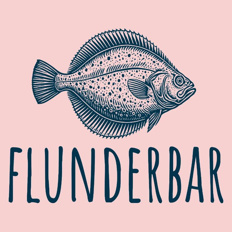 Zielfisch Flunder - Flunderbar - Angler Geschenk