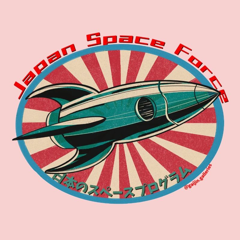 Fusée spatiale rétro - Japan Space Force