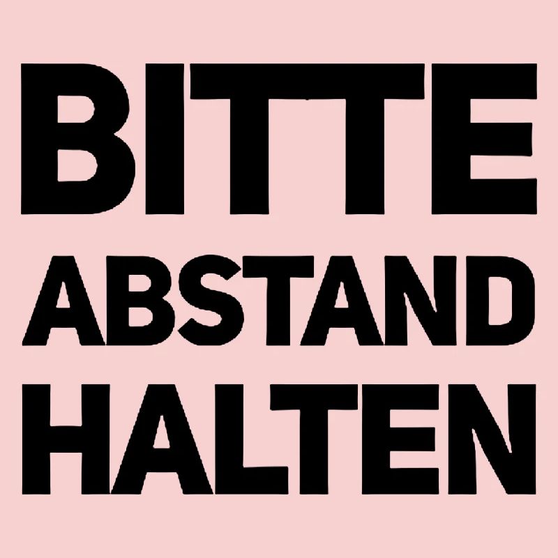 Bitte Abstand halten Morgenmuffel Langschläfer