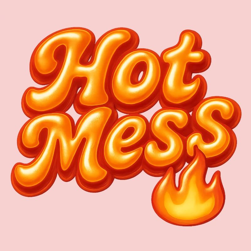 hot mess / y2k statement design