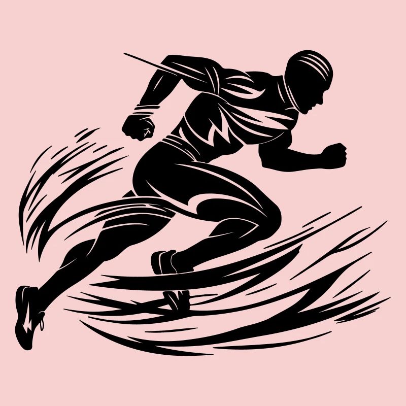 Sprinter in Bewegung