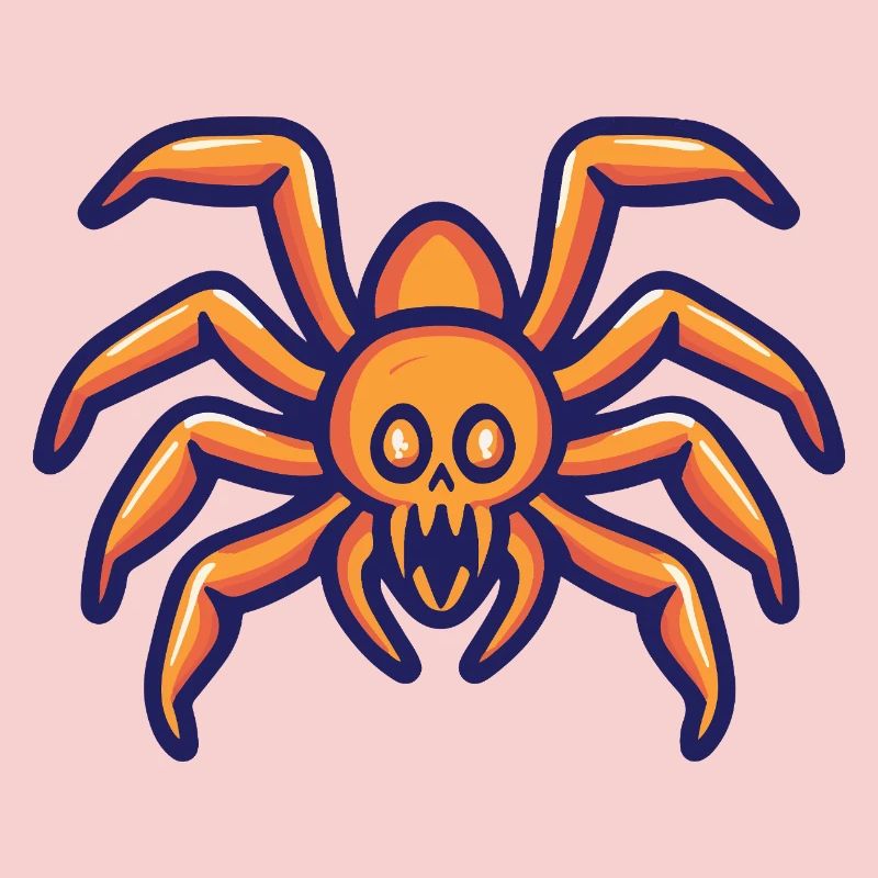 Tarentule Halloween Comic Spider