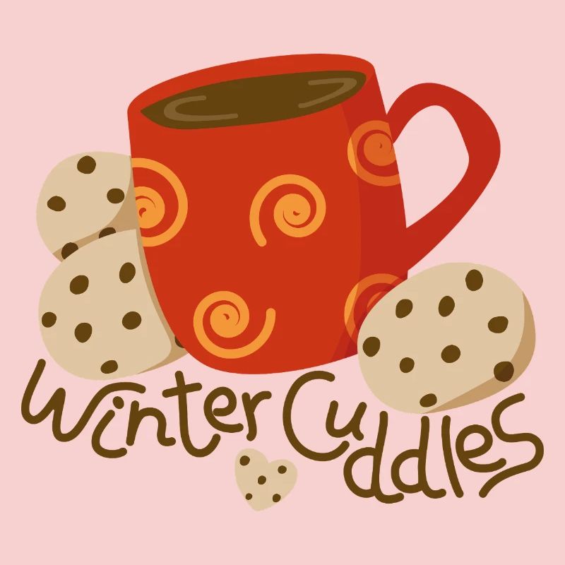 Tasse de chocolat chaud avec des biscuits